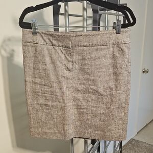 Bebe Beige Pencil Skirt
